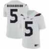 Arizona Wildcats #5 Shaquille Richardson NCAA Football Jersey White