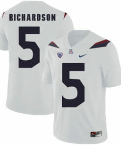 Arizona Wildcats #5 Shaquille Richardson NCAA Football Jersey White
