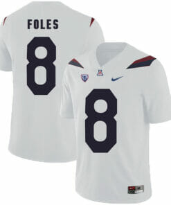Arizona Wildcats #8 Nick Foles NCAA College Football Jersey White