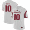 Arkansas Razorbacks #10 Jordan Jones College Football Jersey White