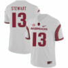 Arkansas Razorbacks #13 Deon Stewart College Football Jersey White