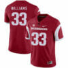 Arkansas Razorbacks #33 David Williams College Football Jersey Red
