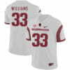Arkansas Razorbacks #33 David Williams College Football Jersey White