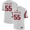 Arkansas Razorbacks #55 Denver Kirkland College Football Jersey White 6 Arkansas Razorbacks #55 Denver Kirkland College Football Jersey White