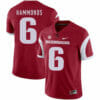 Arkansas Razorbacks #6 TJ Hammonds College Football Jersey Red 6 Arkansas Razorbacks #6 TJ Hammonds College Football Jersey Red