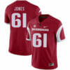 Arkansas Razorbacks #61 Jerry Jones College Football Jersey Red