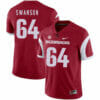Arkansas Razorbacks #64 Travis Swanson College Football Jersey Red