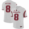 Arkansas Razorbacks #8 Tevin Mitchel College Football Jersey White