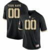 Custom Army Black Knights Jersey Name Number Black College Football