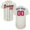 Atlanta Braves Customizable Baseball Jersey White