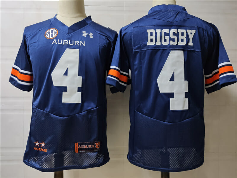 Auburn Tigers #4 Bigsby College Football Jersey 1 Auburn Tigers #4 Bigsby College Football Jersey