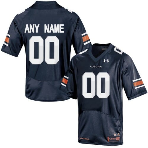 Auburn Tigers Custom Jersey Name Number College NCAA Football 1 Auburn Tigers Custom Jersey Name Number College NCAA Football