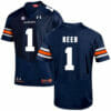 Auburn Tigers Under Armour #1 Trovon Reed Football Jersey Dark Blue