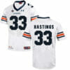 Auburn Tigers Under Armour #33 Will Hastings Football Jersey White 6 Auburn Tigers Under Armour #33 Will Hastings Football Jersey White