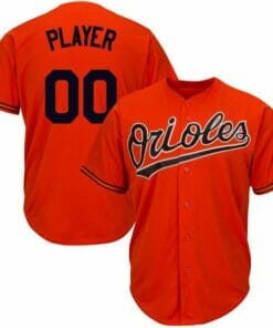 Baltimore Orioles Customizable Baseball Jersey Orange