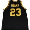 Barack Obama #23 Punahou High School New Basketball Jersey Black