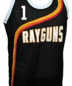Baron Davis #1 Roswell Rayguns Basketball Jersey Sewn Black