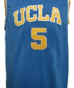Baron Davis #5 Custom College Basketball Jersey New Sewn Blue