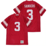Barry Sanders #3 Wichita High School Football Jersey Red