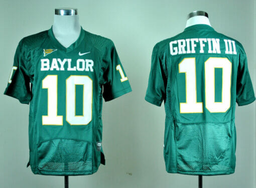 Baylor Bears #10 Robert Giffin III NCAA College Football Jersey Green