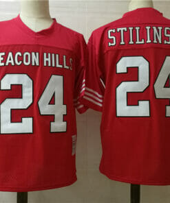 Beacon Hills #24 Stilinski College Football Jersey