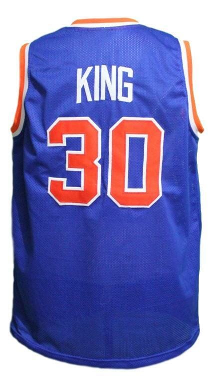 Bernard King #30 New York Basketball Jersey Sewn Blue 1 Bernard King #30 New York Basketball Jersey Sewn Blue