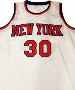 Bernard King #30 New York Basketball Jersey Sewn White