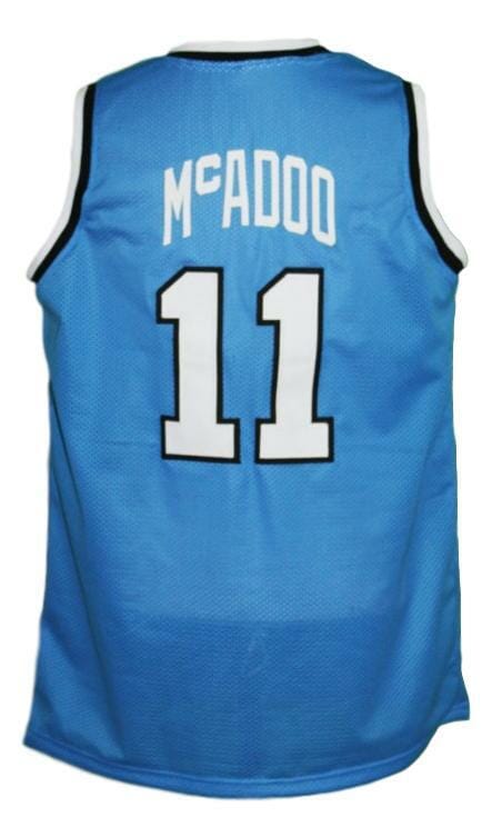 Bob McAdoo #11 Custom College Basketball Jersey New Sewn Blue 1 Bob McAdoo #11 Custom College Basketball Jersey New Sewn Blue