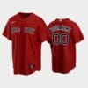 Boston Red Sox Alternate Custom Name Number Baseball Jersey Red