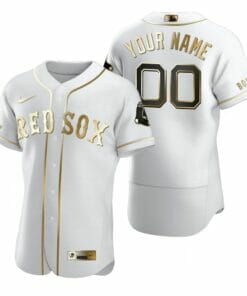 Boston Red Sox Custom Name Number Flexbase Baseball Jersey White