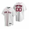 Boston Red Sox Home Custom Name Number Coolbase Baseball Jersey White