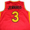 Brandon Jennings #3 Oak Hill High School Basketball Jersey Red