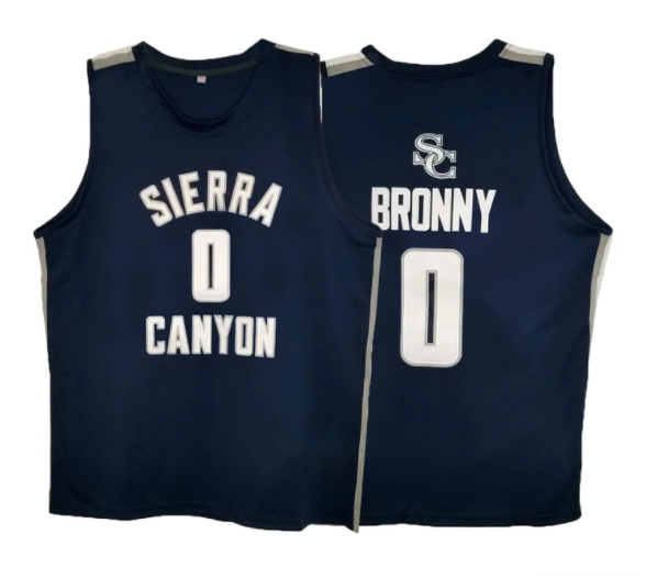 bronny james sierra canyon jersey