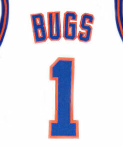 Bugs Bunny #1 Tune Squad Space Jam Movie Basketball Jersey White