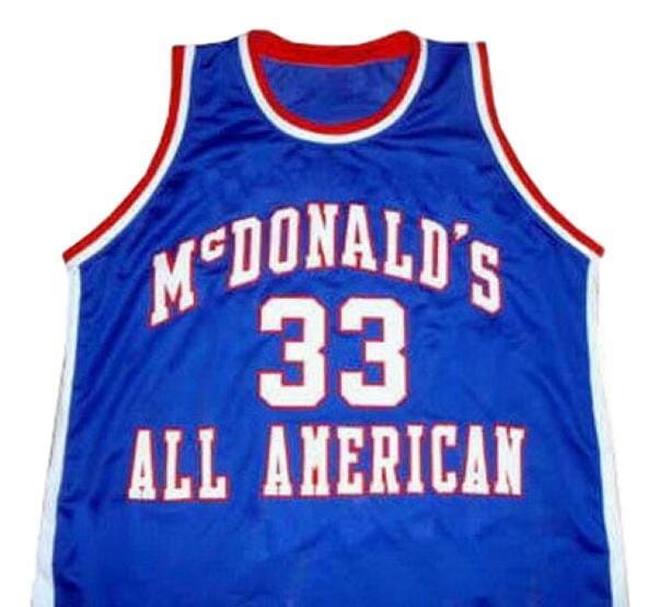 Chris Webber McDonald's All American Basketball Jersey Sewn Blue