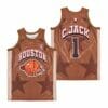 Cactus Jack #1 Houston Basketball Jersey 4 Cactus Jack 1 Houston Basketball Jersey