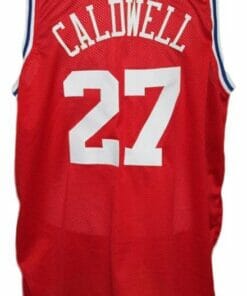 Caldwell Jones #27 Aba East Basketball Jersey New Sewn Red