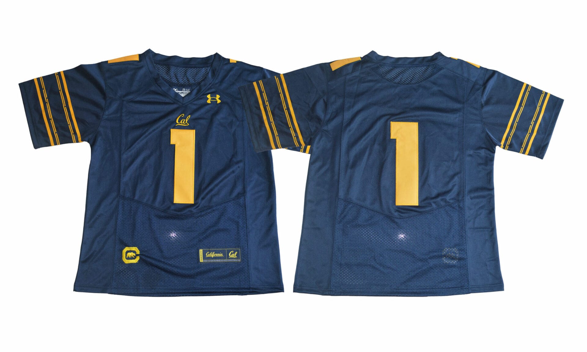 California Golden Bears #1 Blue Under Armour College Football Jersey 1 California Golden Bears #1 Blue Under Armour College Football Jersey