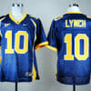 California Golden Bears #10 Marshawn Lynch Football Jersey Blue 7 California Golden Bears #10 Marshawn Lynch Football Jersey Blue