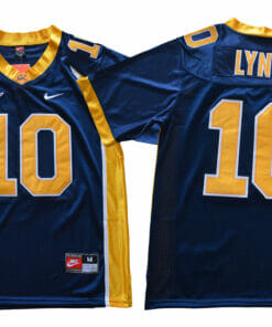 California Golden Bears #10 Marshawn Lynch Football Jersey Blue With Patch