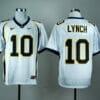 California Golden Bears #10 Marshawn Lynch Football Jersey White