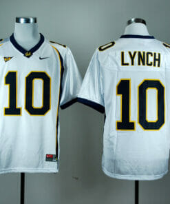 California Golden Bears #10 Marshawn Lynch Football Jersey White
