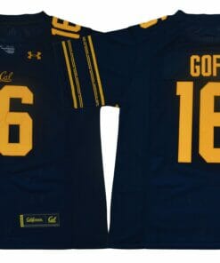 California Golden Bears #16 Goff Football Jersey Deep Blue Under Armour