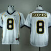 California Golden Bears #8 Aaron Rodgers NCAA Football Jersey White