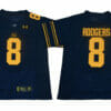 California Golden Bears #8 Rodgers NCAA Football Jersey Dark Blue