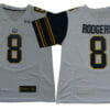 California Golden Bears #8 Rodgers NCAA Football Jersey White