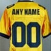 California Golden Bears Custom Jersey College Football Yellow