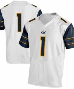 Custom California Golden Bears Football Jersey NCAA College White
