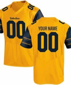 California Golden Bears Custom Jersey NCAA College Football Yellow
