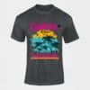 California Beach Paradise Unisex T shirt Black SLUNLFU4OA
